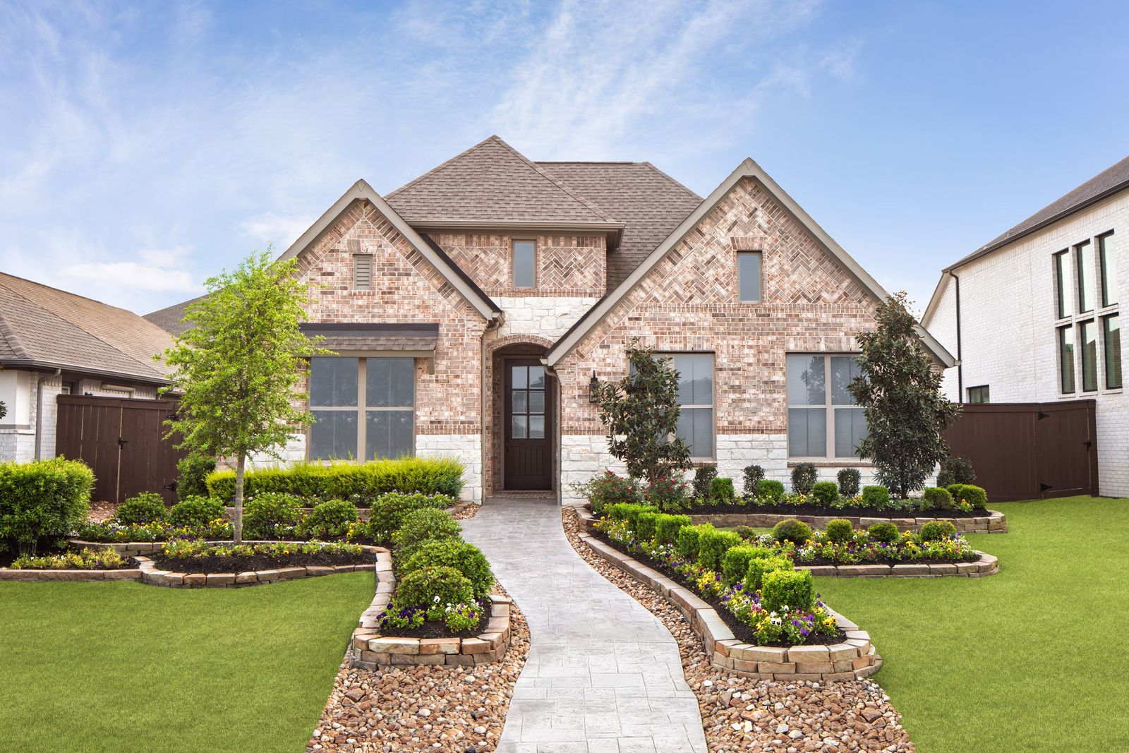 A Coventry Homes model at The Trails in New Caney, Texas